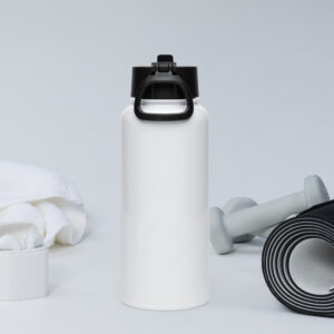 BeyonDriven Stainless steel water bottle with a straw lid