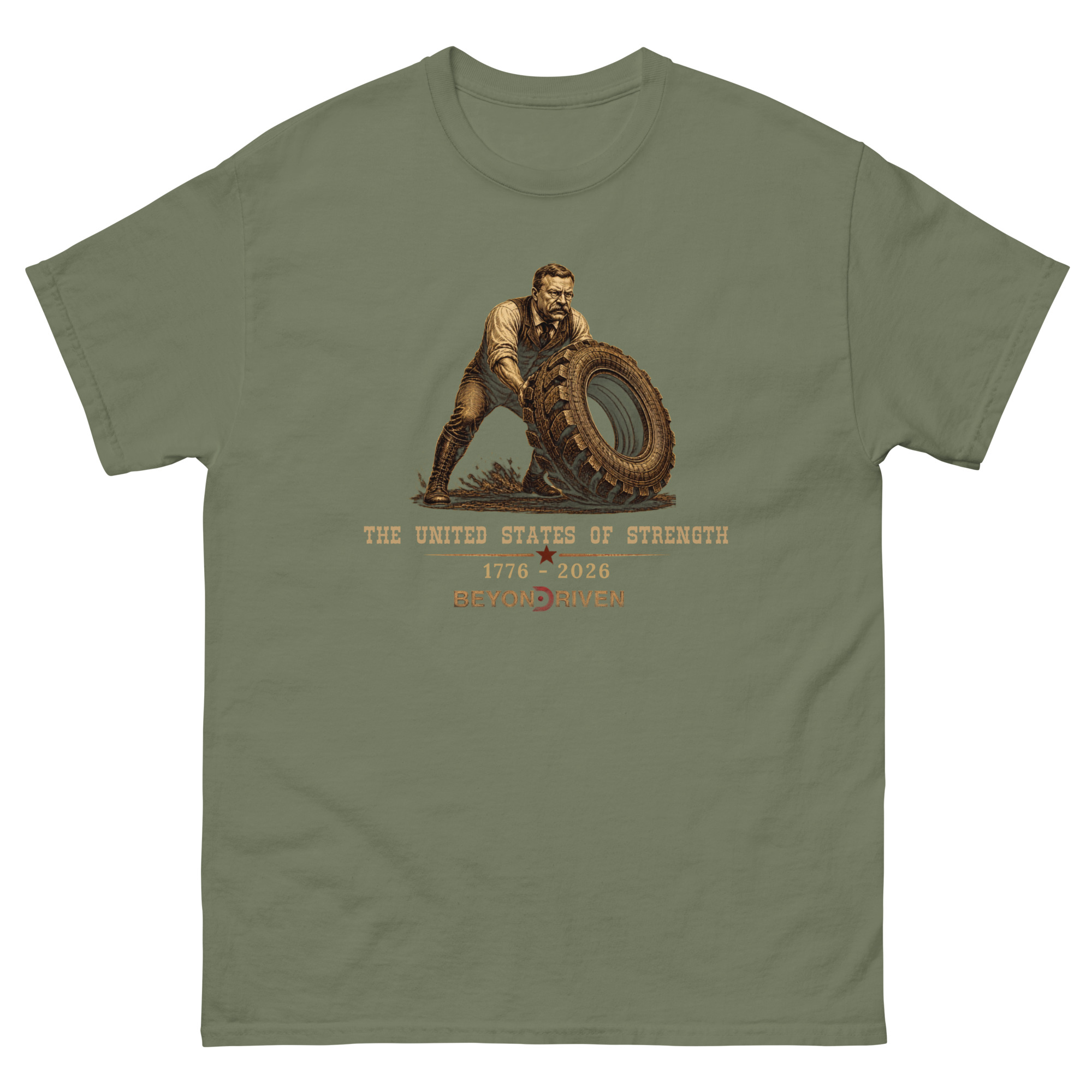 Teddy Tire Flip Unisex classic tee - Image 7