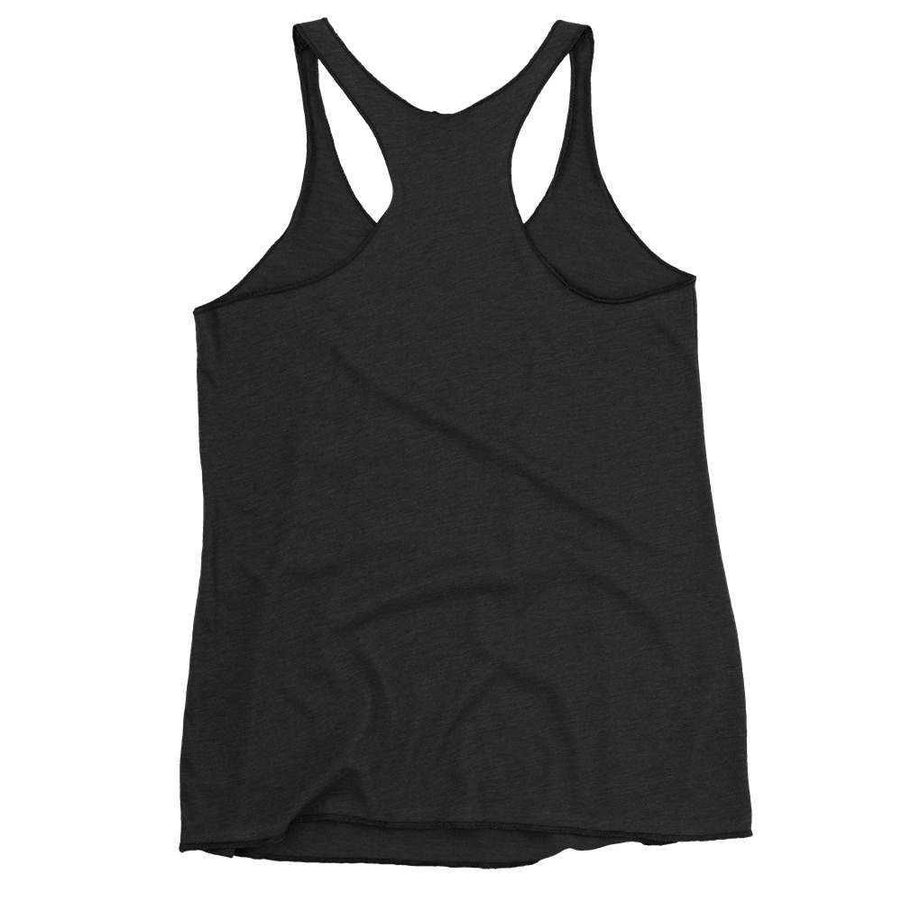 Endorphins make me feel less Murdery Women's Funny Racerback Tank - Image 3